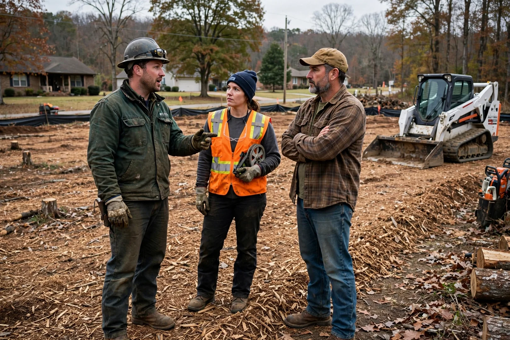 Finished Land Clearing Company system setup by Rogers Land Clearing Company